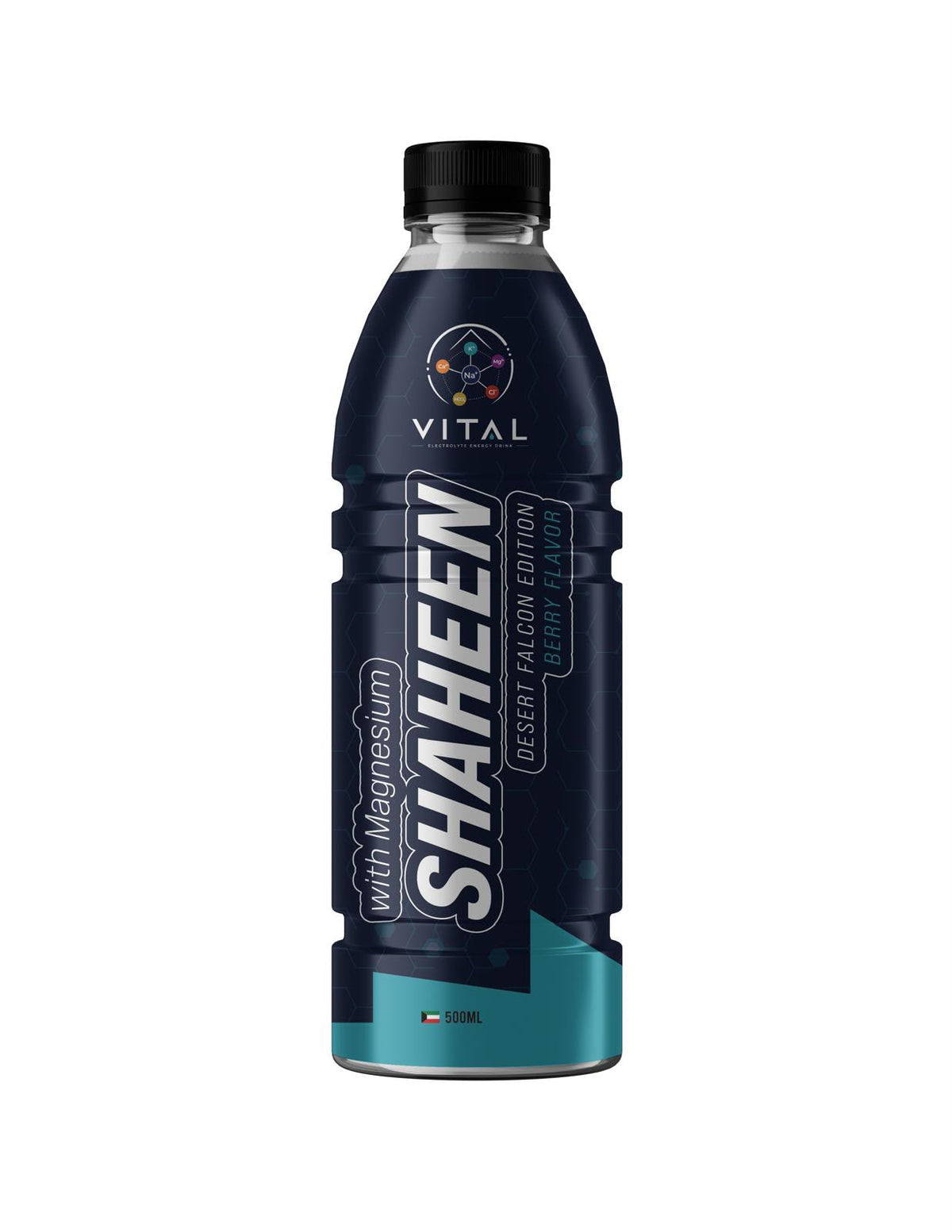 VITAL Shaheen – Electrolyte Energy Drink, Berry Flavor, 500ml (Desert Falcon Edition)